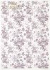 Zestaw kreatywny na papierze ryżowym - Shabby Chic - cztery kolory* Creative set on rice paper - Shabby Chic - four colors